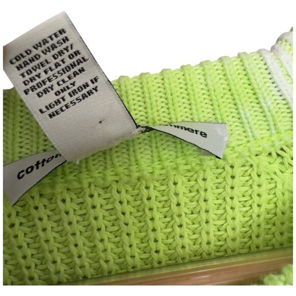 Cotton By Autumn Cashmere Scalloped Sweater Women's Size S - Picture 5 of 9